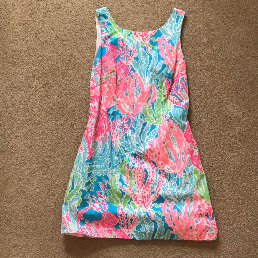 lilly pulitzer delia dress in lets cha cha